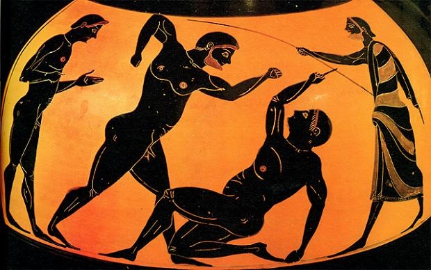 ancient greek running